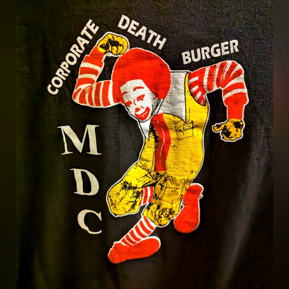OUT OF PRINT MDC Millions of Dead Cops official punk band t-shirt